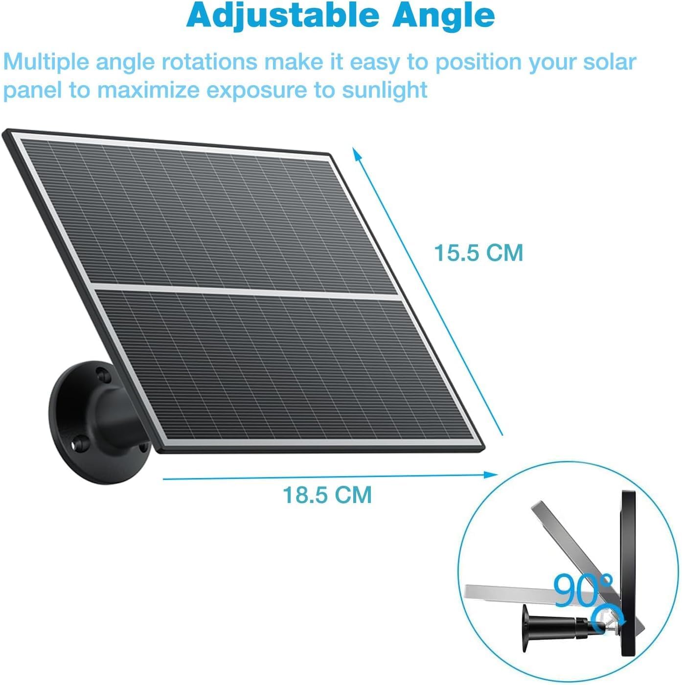 Lemnoi Solar Panel with adjustable angle feature