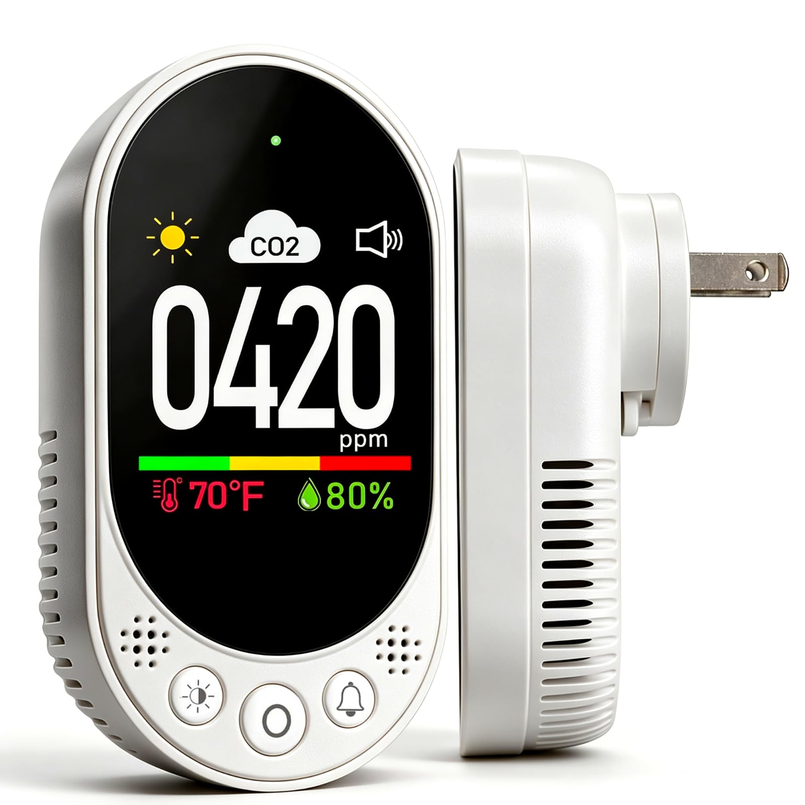 Plug-in CO2 Detector - Air Quality Monitor -1