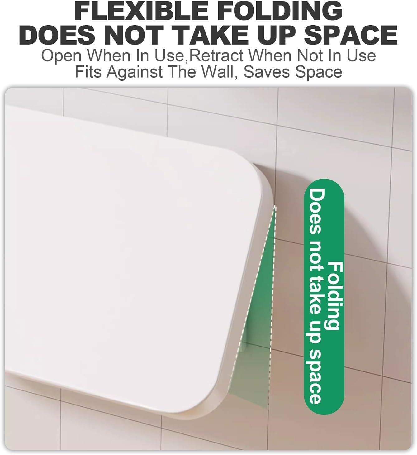 Wood Wall Mounted Table,Kitchen Dining Table,Wall Mounted Folding Dining Table,Folding Design,Fold Down Table Wall Mounted,Easy to Install,for Study Bedroom Laundry Balcony Kitchen.