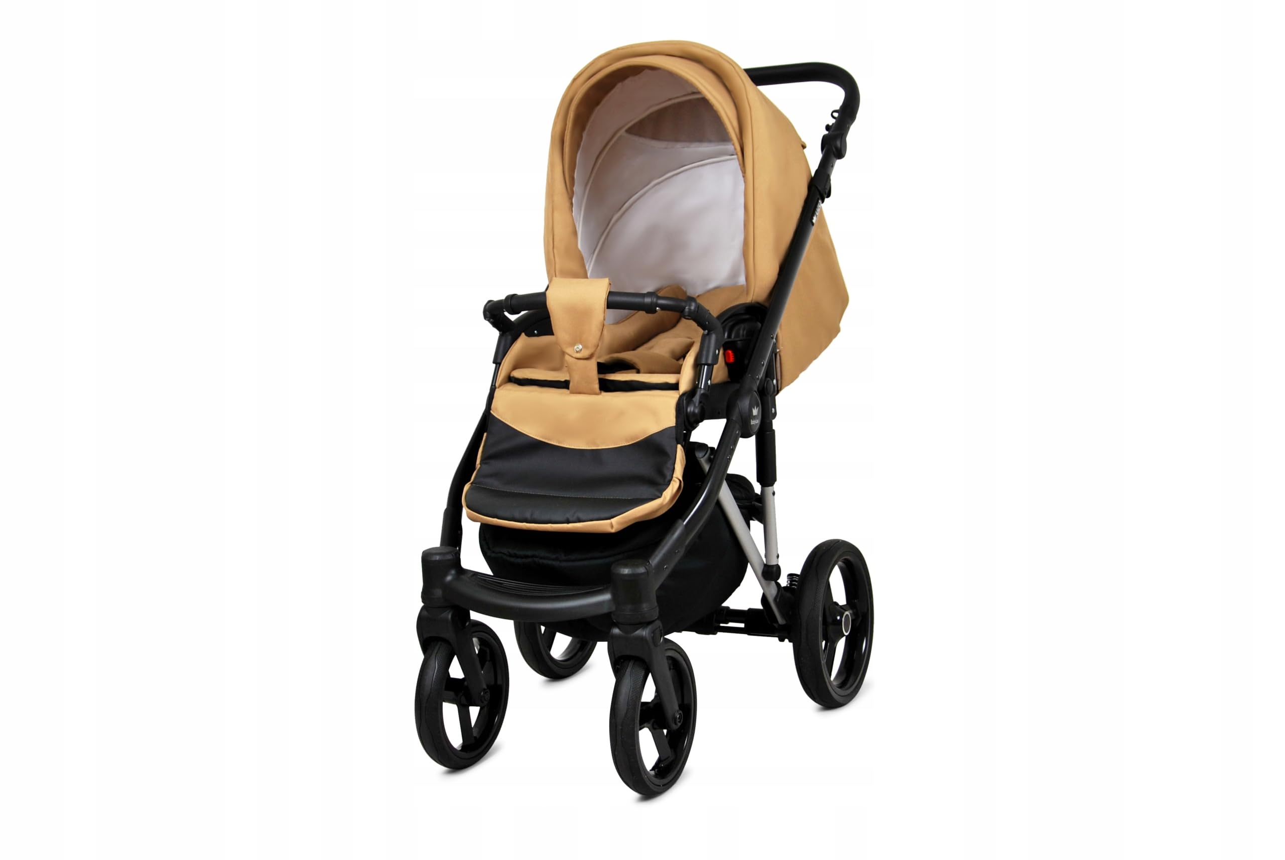 BabyLux® Carrito de Bebé Sistema de Viaje Set 3 en 1 - UZO - incl. Capazo, Silla de Paseo, Silla Coche - Cochecito - con Bolso cambiador, Cubierta para la lluvia, Mosquitera etc.