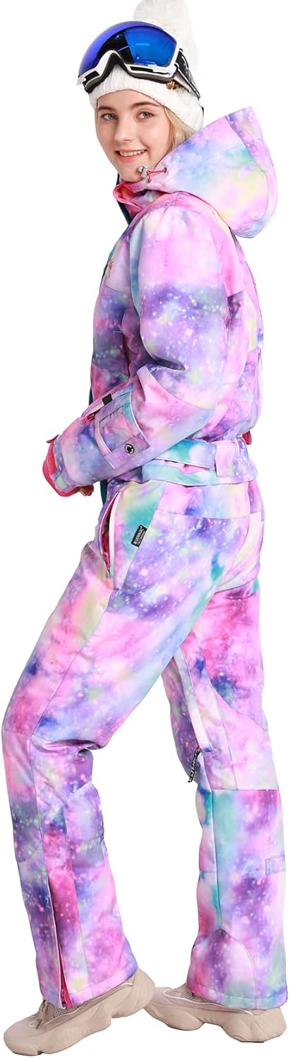 Bluemagic Womens Snowsuit One Pieces Ski Suits Jumpsuits Colorful Coveralls Snowboard Jackets - Image 3