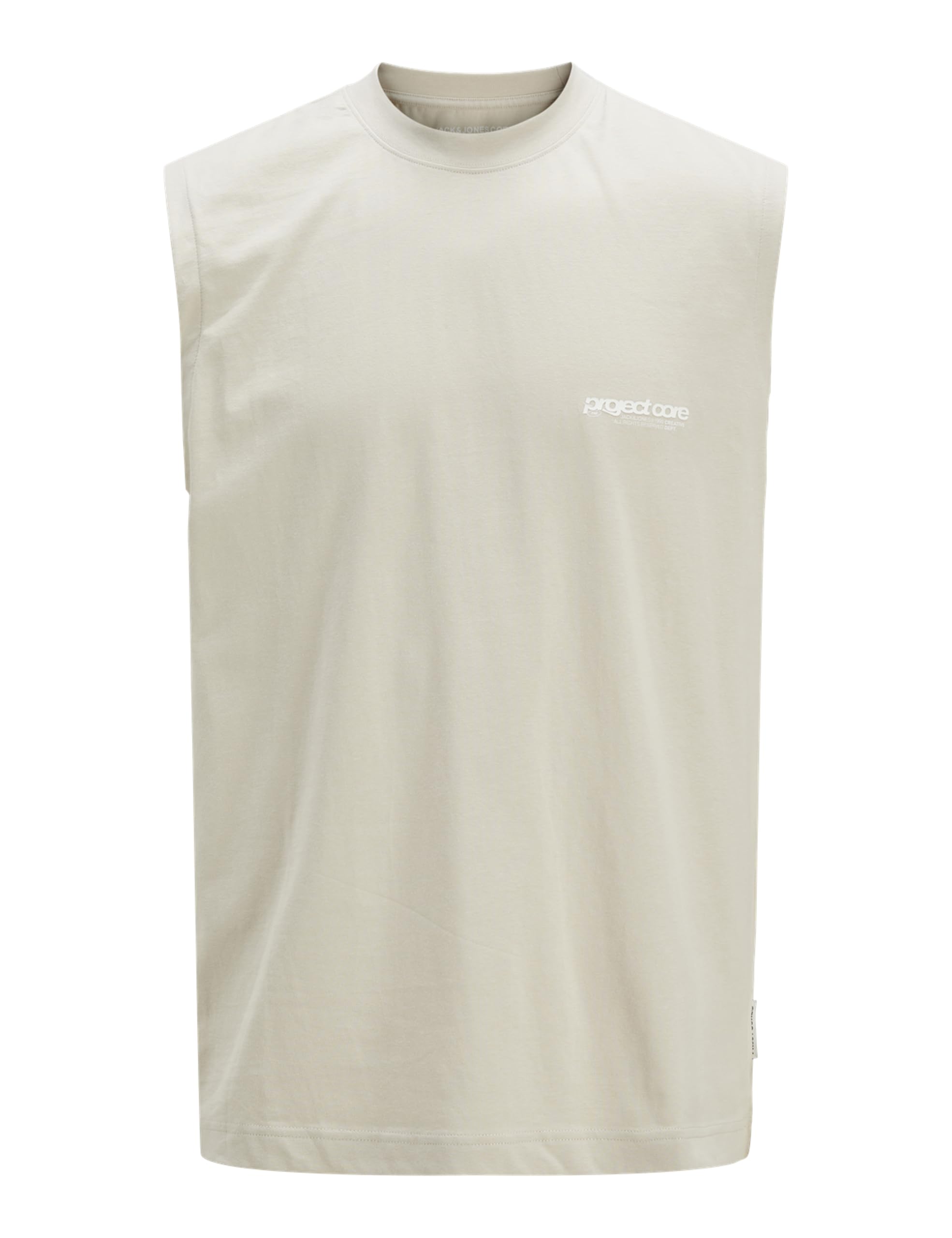 JACK & JONES Jcounion Print Tank Top Sn, Moonbeam, S