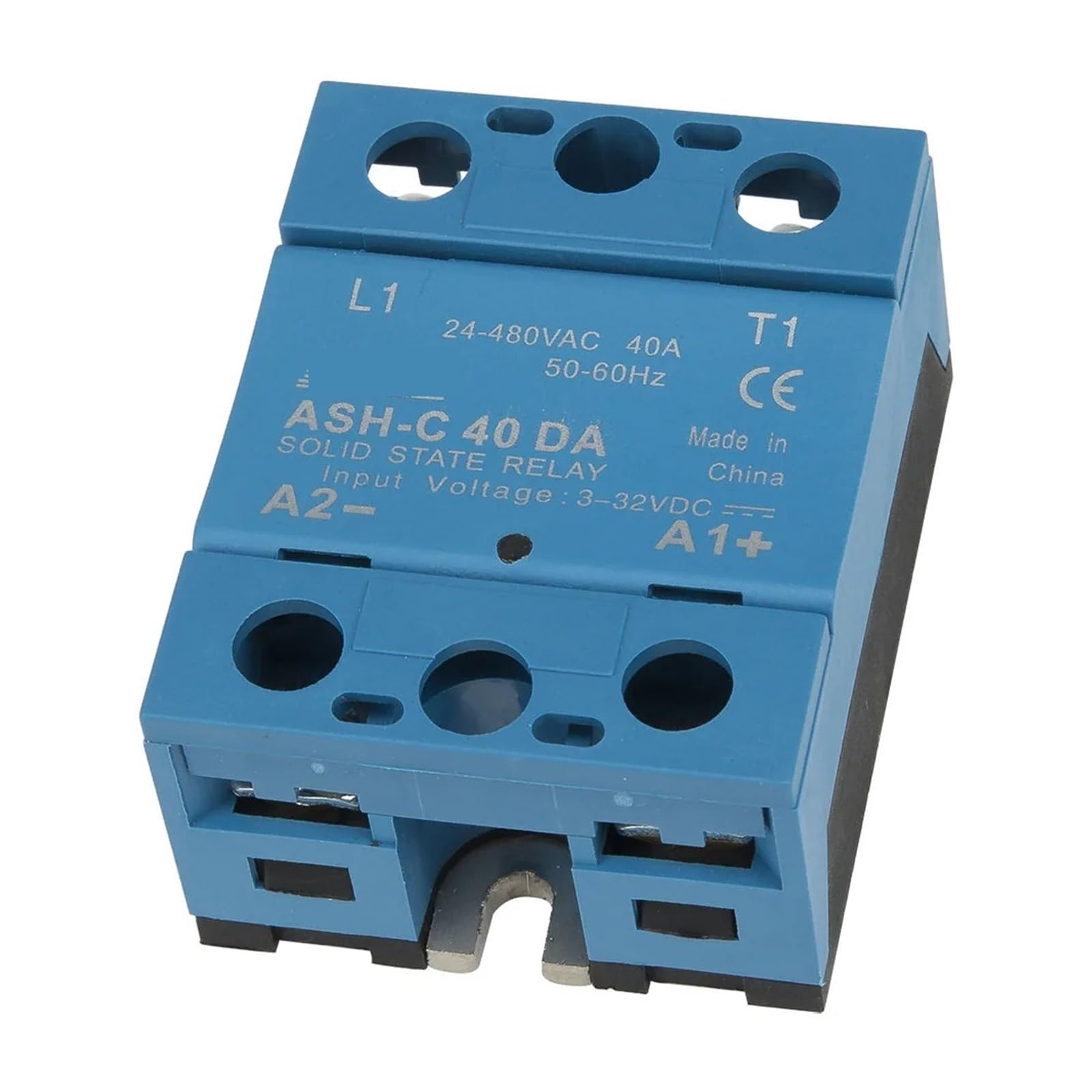 PKNVKZIDK 1PC ASH-C-40DA single phase DC to AC 40A 24-480VAC solid state relay 40DA SSR