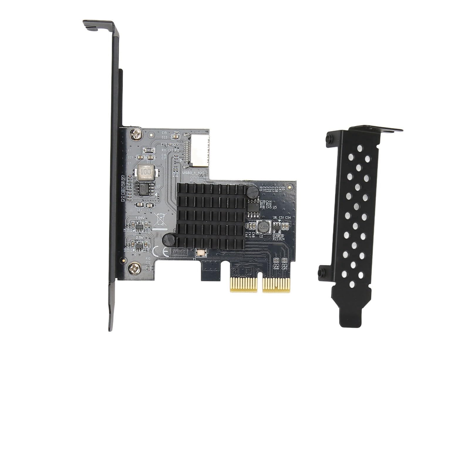 CHICIRIS USB3.2 Type E Scheda di Espansione Interna, Compatibile PCIe 2X,
