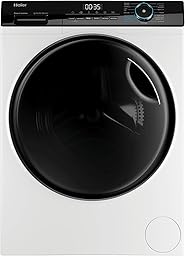 Haier I-Pro Series 3 HWD90-B14939-IB - Lavadora Secadora, Capacidad 9 kg + 6 kg, Motor Direct Motion, ABT, Refresh, Fin Diferido, Detector Kg, Libre Instalación, 60CM Ancho, 1400 RPM, Blanco