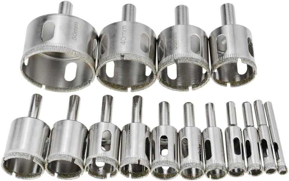 1Pcs Diamond Coated Drill Bit Tile Marble Glass Ceramic Hole Saw Drilling for, and Opening,5mm(4mm)
