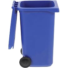 Mini Plastic Desktop Trash Can with Lid for Small Spaces