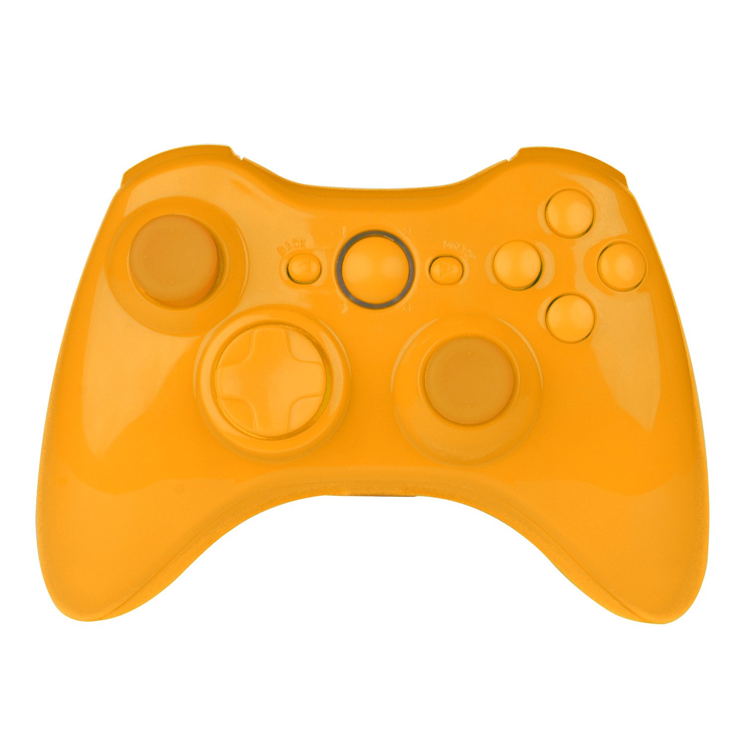 Wireless Controller Shell for Xbox 360 in Solid Yellow