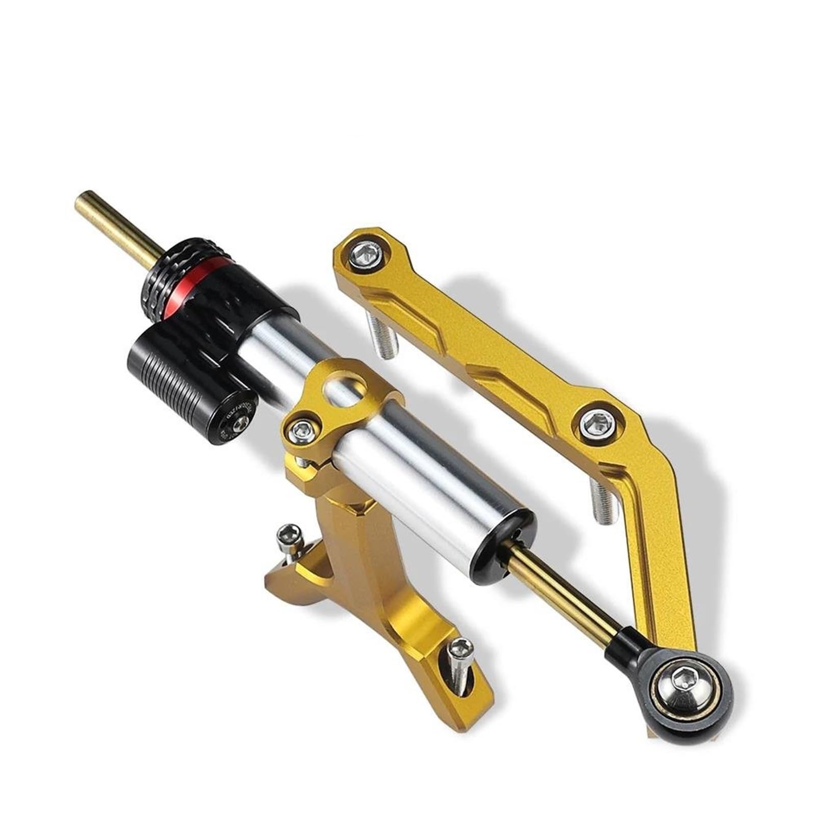 per Triumph per Street Triple 765 R RS S 765r 765rs 765s 2017 2018-2025 Kit di Montaggio per Staffa Ammortizzatore Stabilizzatore Sterzo Moto Ammortizzatore di sterzo(Gold - Set B)