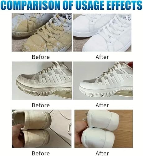 Miniatura 3 de Limpiador de zapatillas de gel todo en uno con bicarbonato de sodio, desengrasante de limpieza rápida para zapatos, removedor de manchas y