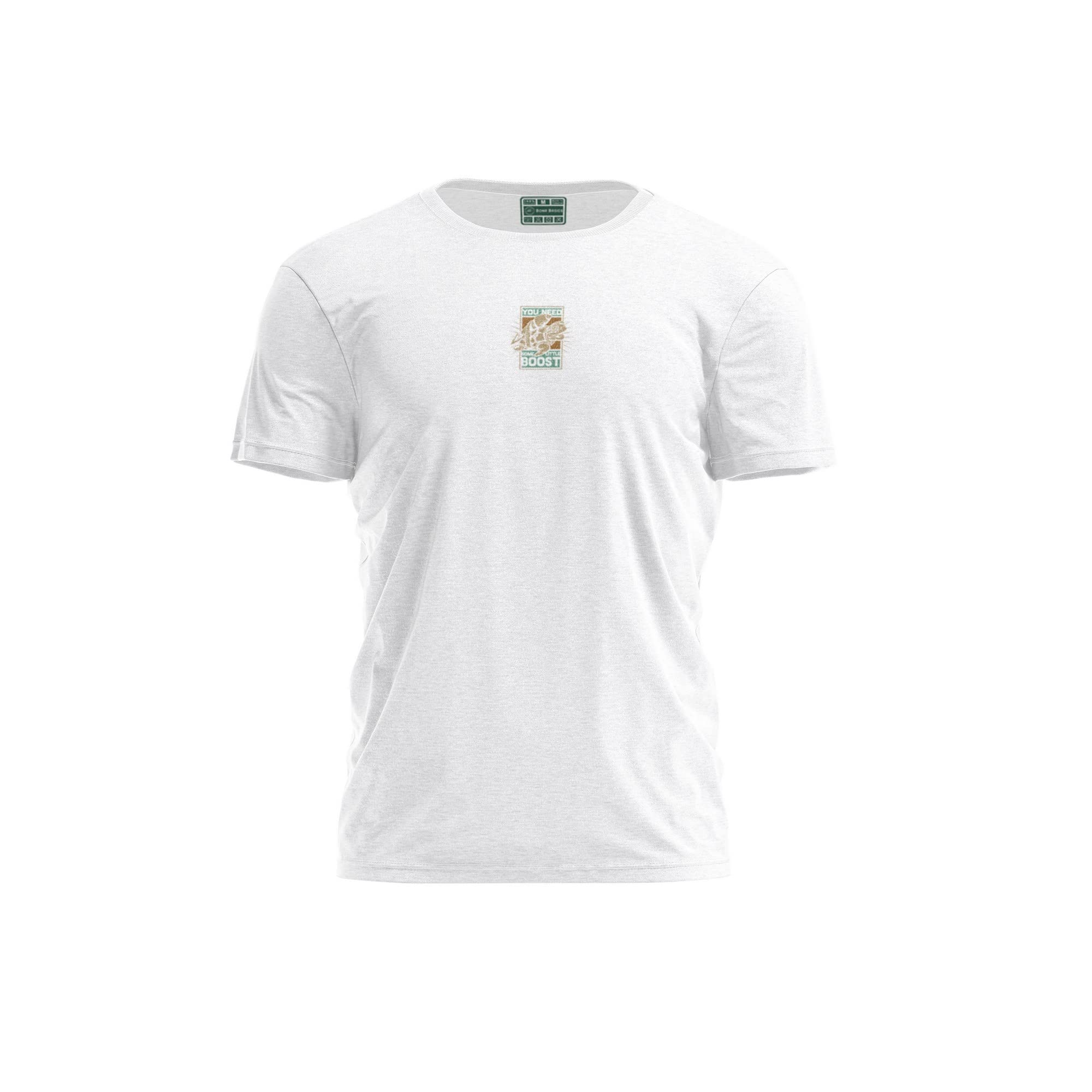 Bona Basics Men's BUTSWI-104141 T-Shirt, White, L