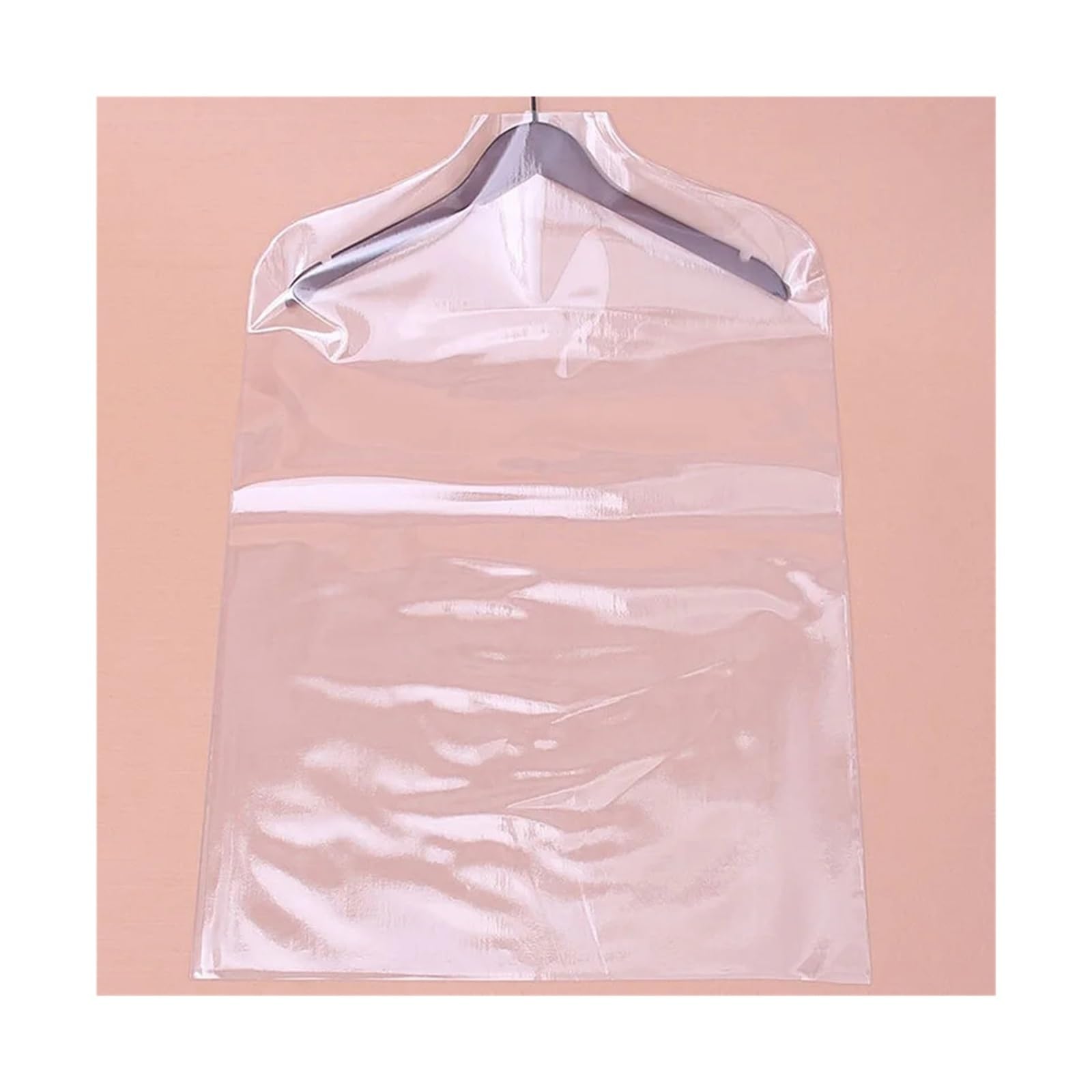 fundas para ropa 5pcsTransparent Hanging Bag For Clothes Garment Coat Jacket Shirt Suit Dust Moisture Proof Protection Cover(Color3)
