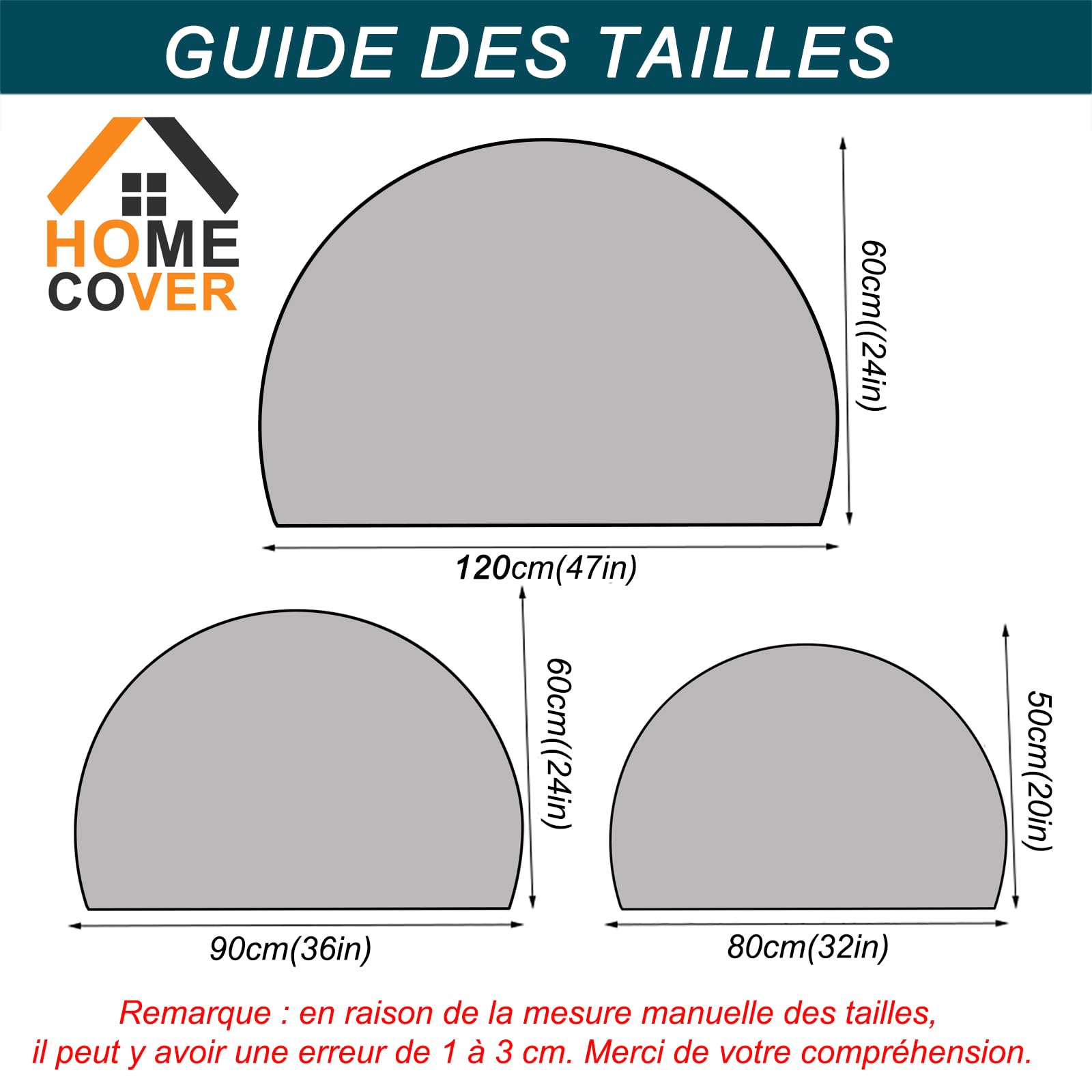 Semi-Circulaire Paillasson, Antidérapant Paillasson D Entree Interieur Absorbantes épaisse Lavable pour Entrée Intérieur Cuisine-B-60×90cm