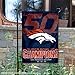 NFL Denver Broncos Super Bowl 50 Champion Garden Flag, 11"x15", Team Color