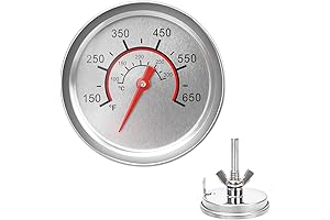 Charbroil Grill Thermometer Replacement, 2.36" Lid Temperature Gauge for Char Broil Gas...