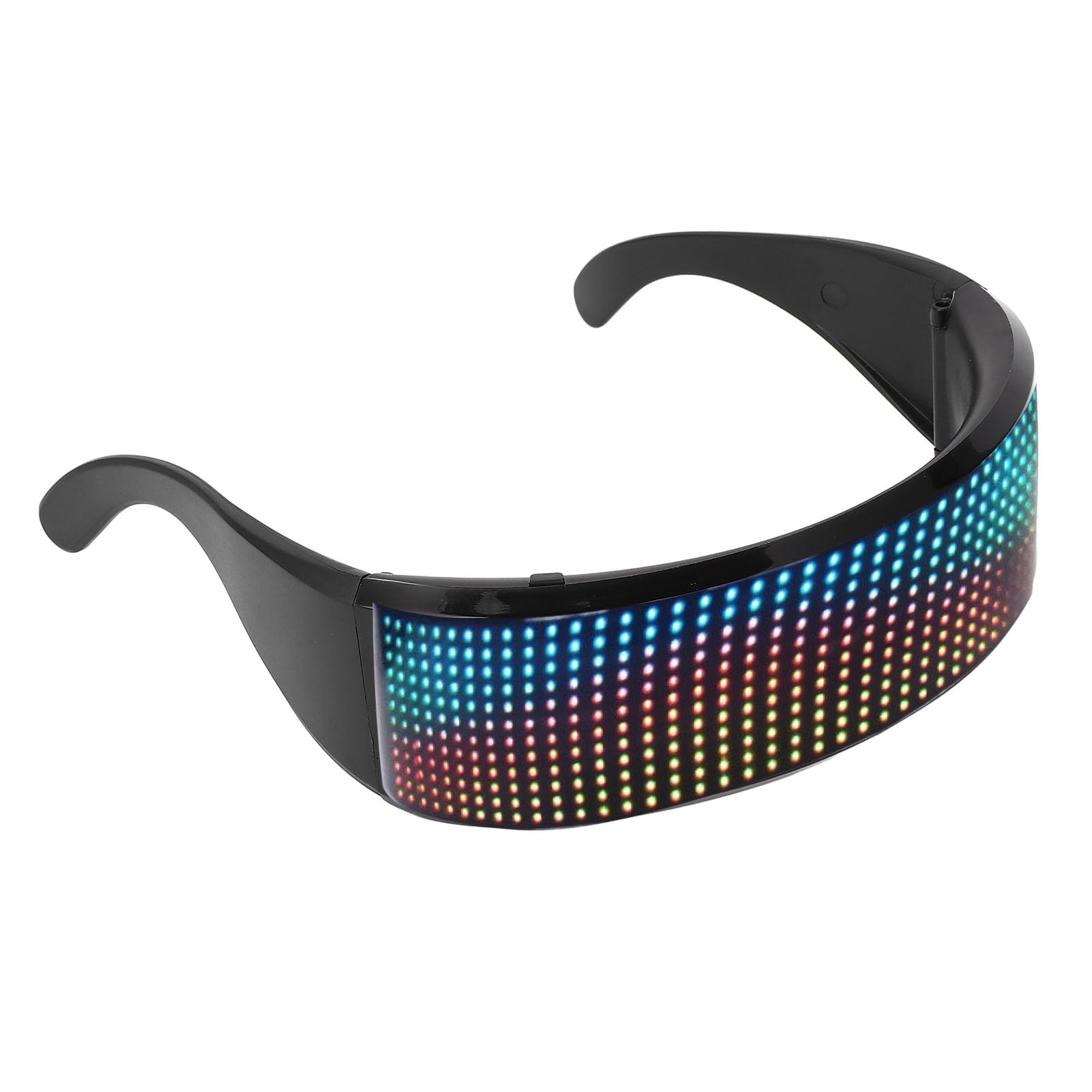 LED Glasses, APP Controlled, Customizable RGB Light Up Glasses with Sound Reactive Lighting, High Brightness LED Lights for Parties, Raves, Music Festivals, Christmas