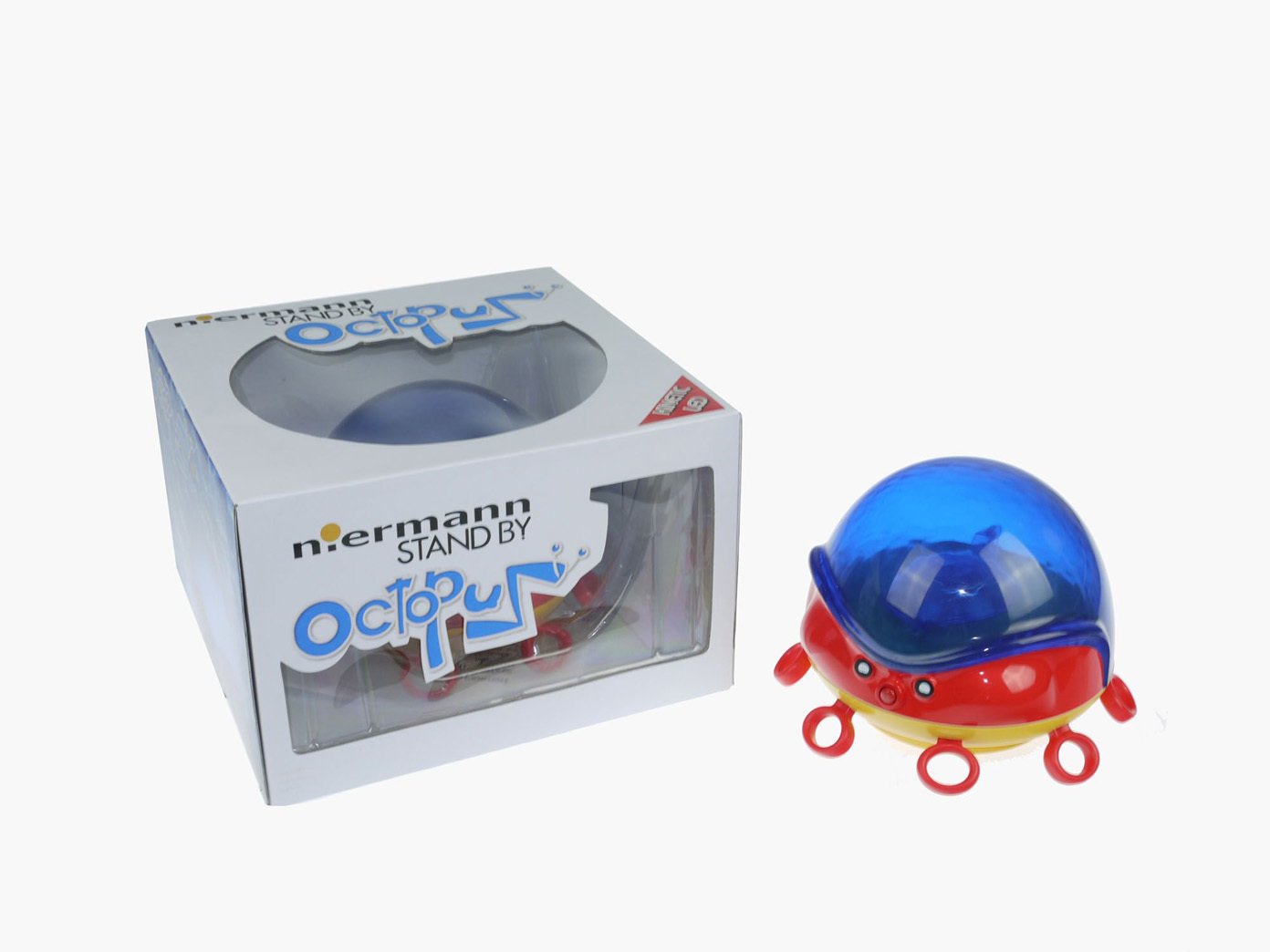Niermann Standby Zauberhaftes 2er Set LED Nachtlichter, OCTOPUS mit LED-Farbwechsler, projiziert bunte Wellen in 3 Farben ins Kinderzimmer!