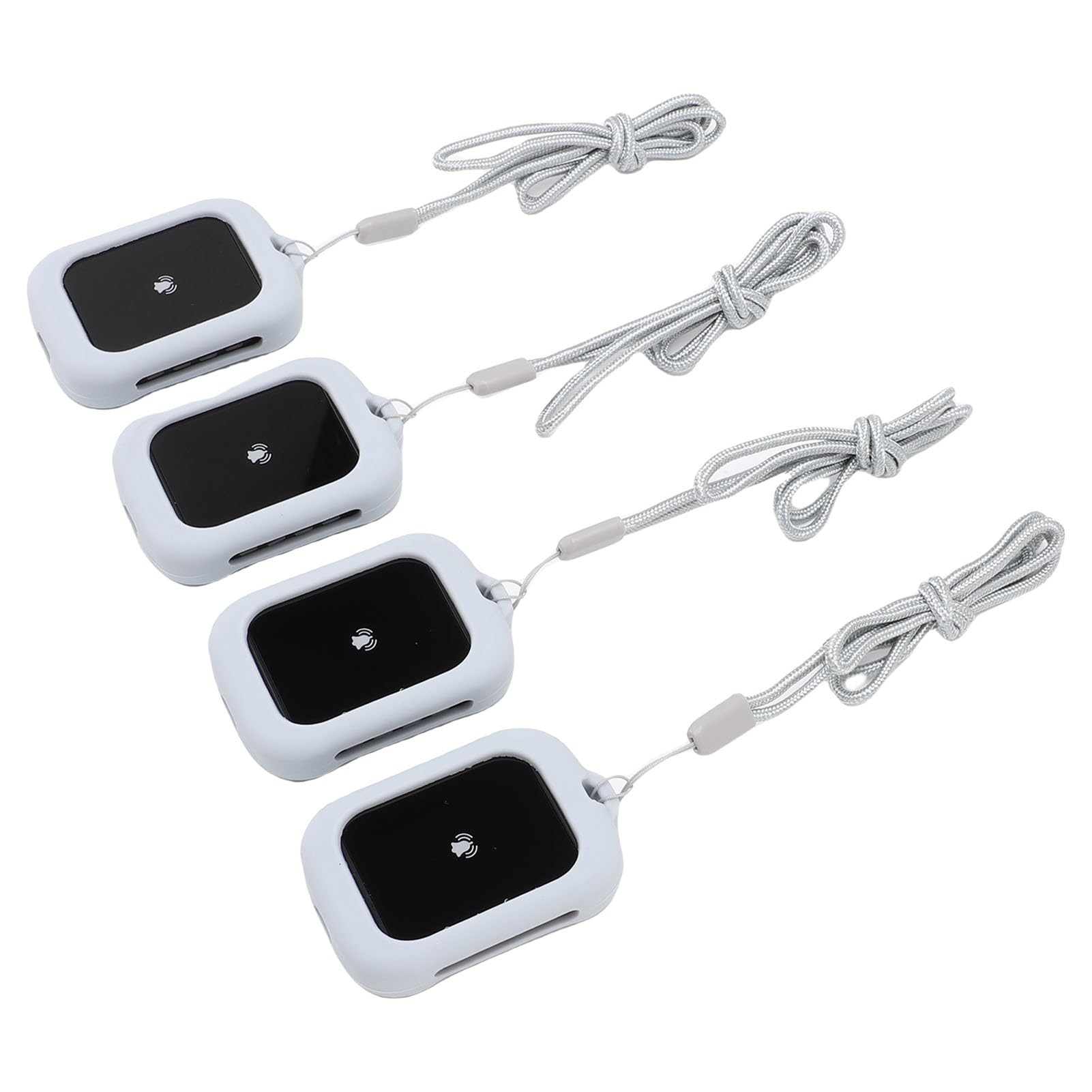 SUNGOOYUE Cercapersone Wireless per Ristoranti con 4 Ricevitori 800M a | Impermeabile IPX4, 3 modalità di Avviso, 433,92 MHz, Decodifica del Codice di Apprendimento, per Camion di Cibo o Attesa in