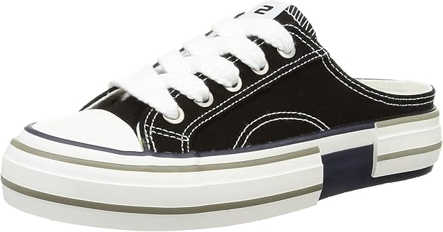 ESIP SAMCHONG YUKO BISCUIT Canvas Mule Sneakers, black (black 19