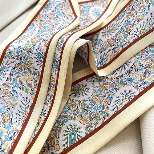 4 Packs Purse Scarf For Handbags Silk Head Handle Ribbon Scarfs For Hair Fashion Skinny Scarves For Women Gift2