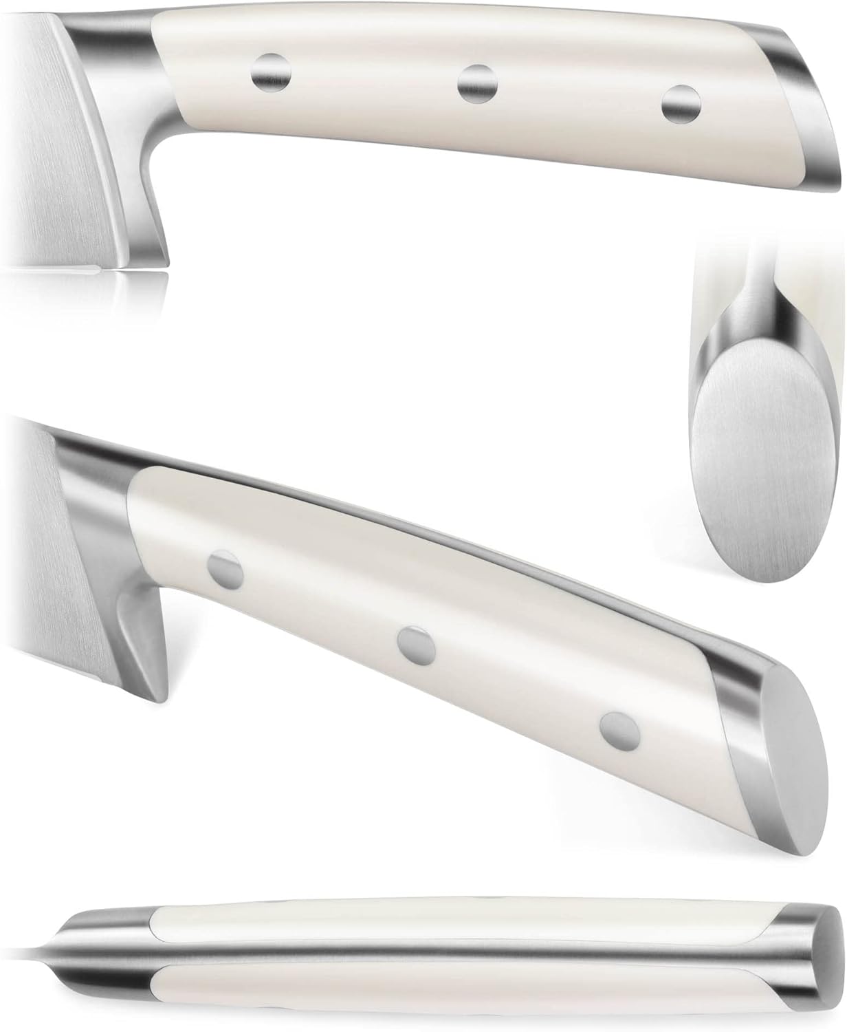 Cangshan S/S1 Series German Steel Forged Chinese Cleaver Set (White)