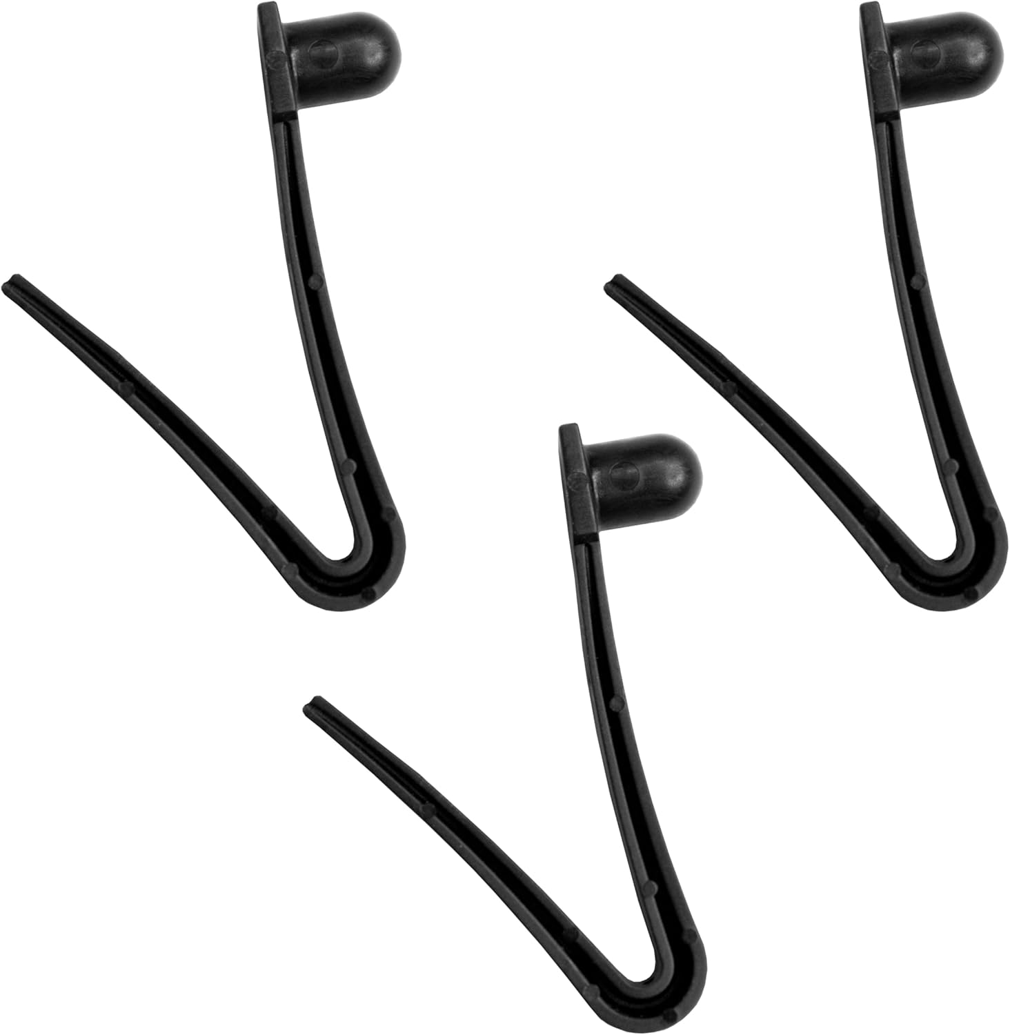 BestNest S&K Replacement Pole or Bat House Adapter Snaps, Set of 3, Durable Plastic Clips for Triangular Telescoping Pole and Bat House Adapter, Secure Fit Replacement Hardware