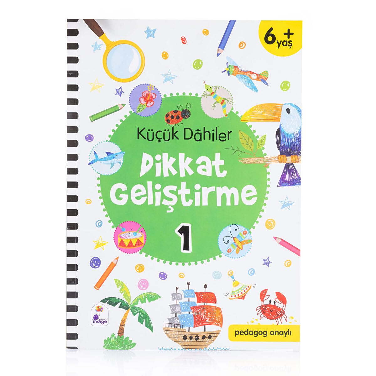 Küçük Dahiler Dikkat Geliştirme 1 (6+ Yaş): Pedagog Onaylı