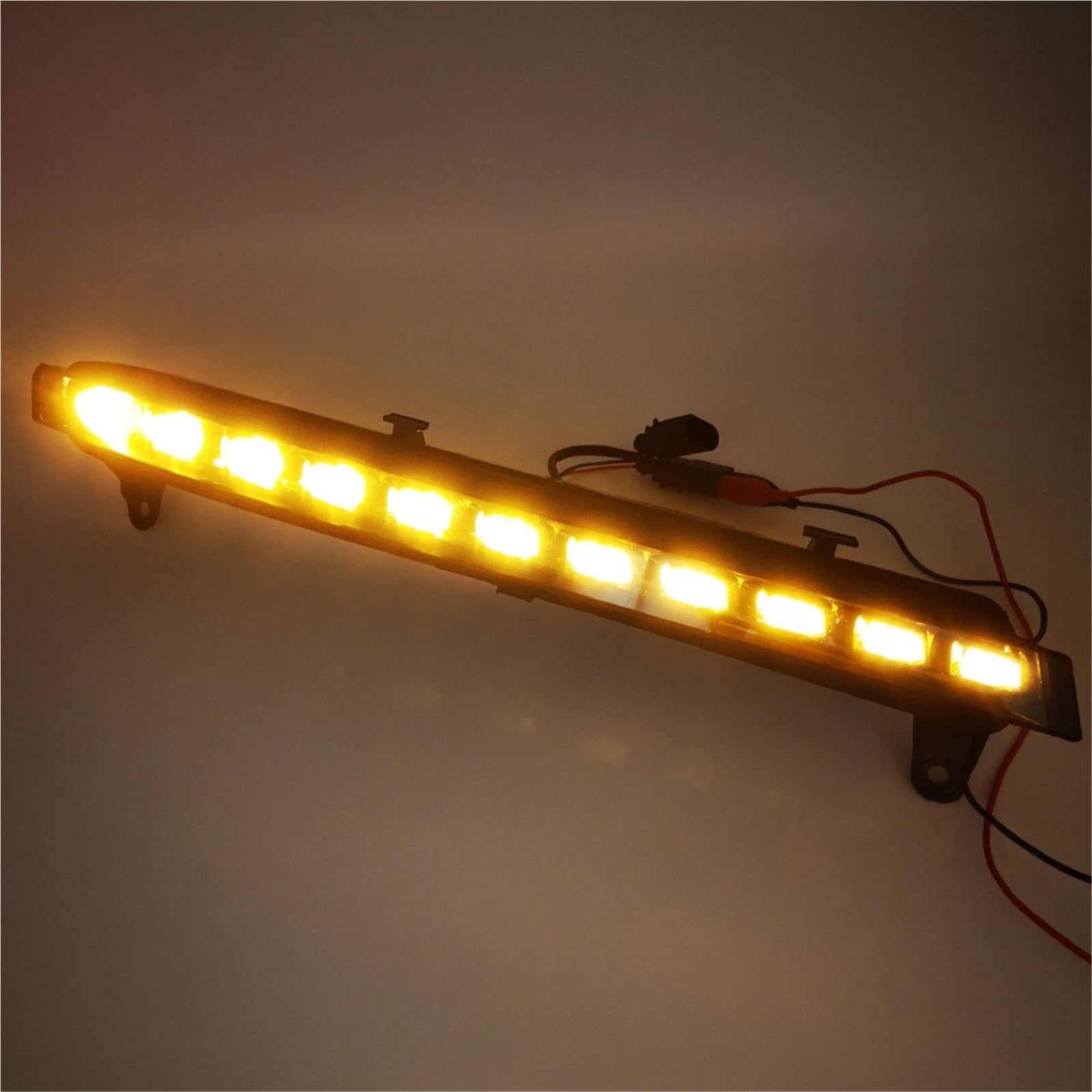 Luces Diurnas LED DRL De 12 V, Luz Antiniebla Diurna con Intermitente Amarillo para Q7 (2006, 2007, 2008 Y 2009) Antiniebla Luz Diurna(1 par,Dynamic)