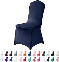 Vista 20 de Funda de elastano para silla, 12 unidades, fundas para silla, fundas para sillas de sala de estar, funda extraíble lavable y elástica para silla