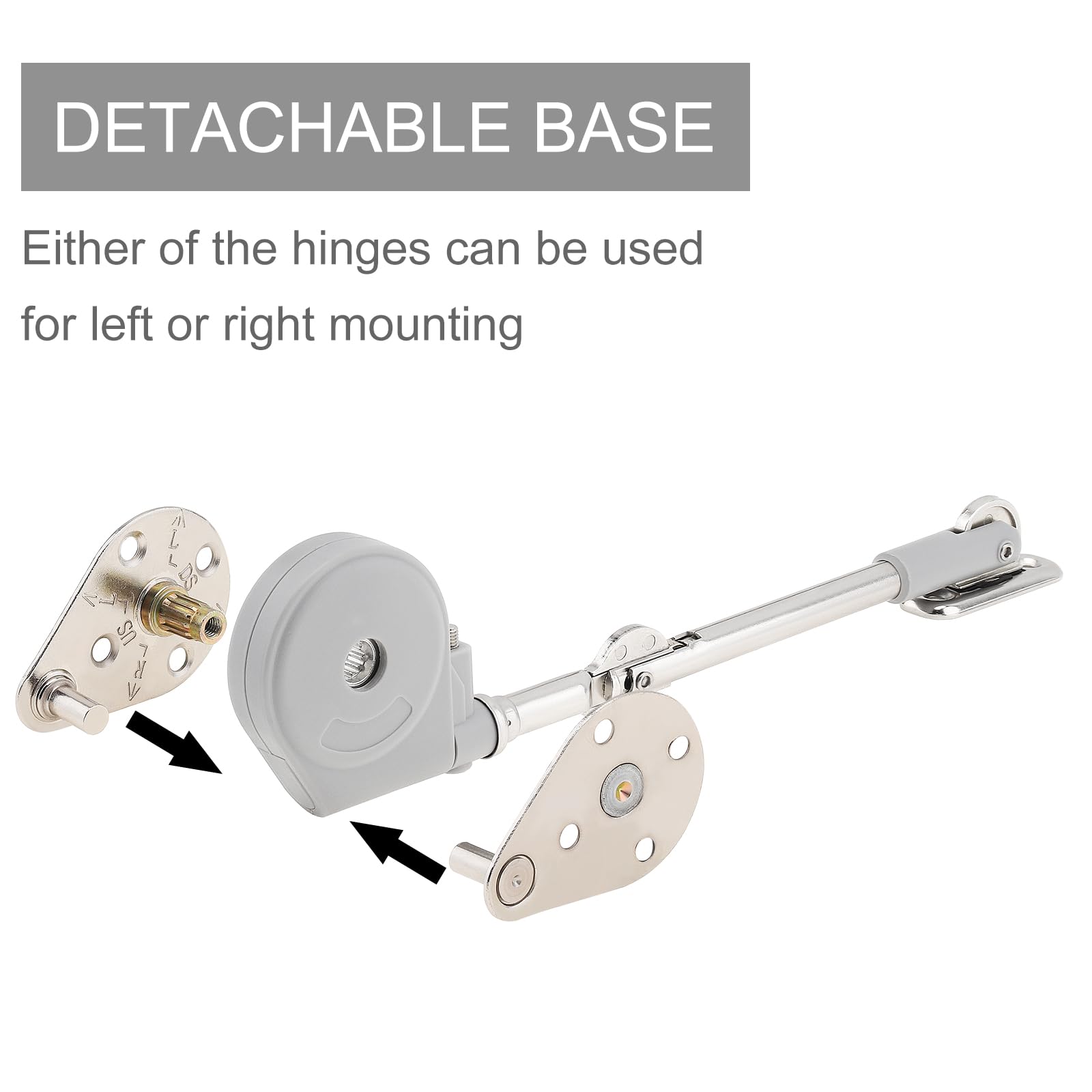 Cerniere Pieghevoli A Chiusura Lenta 105° - Per Scatole Giocattoli, Cassetti E Armadi - Foto 7