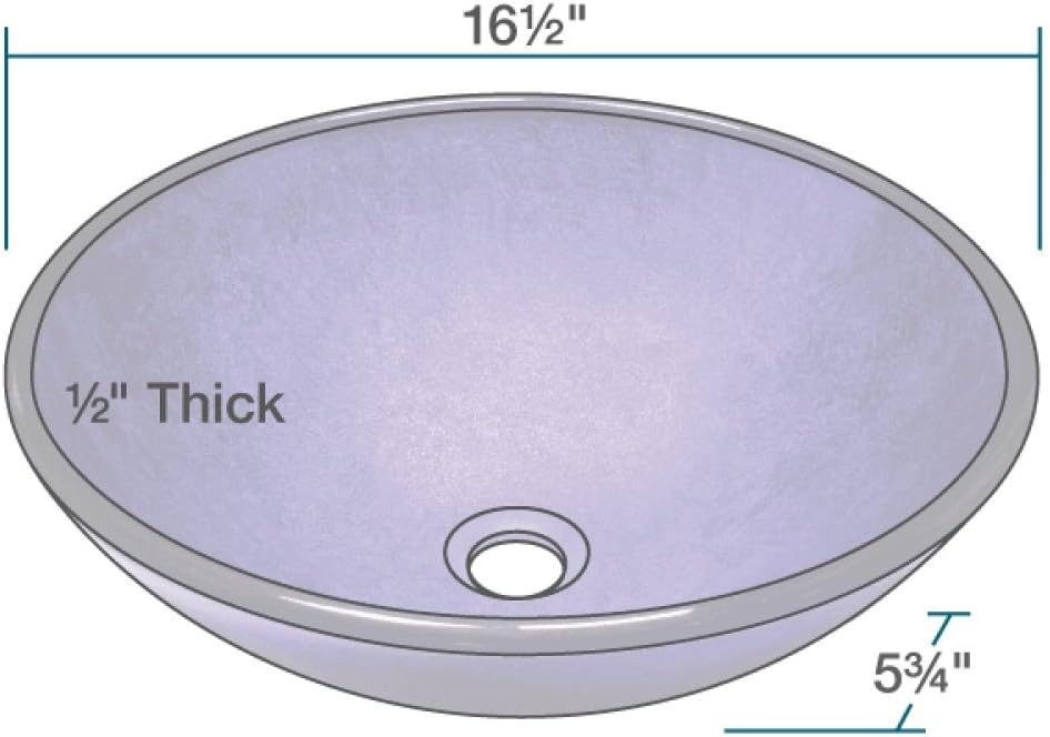 🛒 Flash Sale MR Direct 642-726-BN Purple Glass Vessel Sink Foil Undertone with Faucet and Pop-Up Drain in Brushed Nickel, 726 Flash Sale Buy 1 get 1 MR Direct 642-726-BN Purple Glass Vessel Sink Foil Undertone with Faucet and Pop-Up Drain in Brushed Nickel, 726