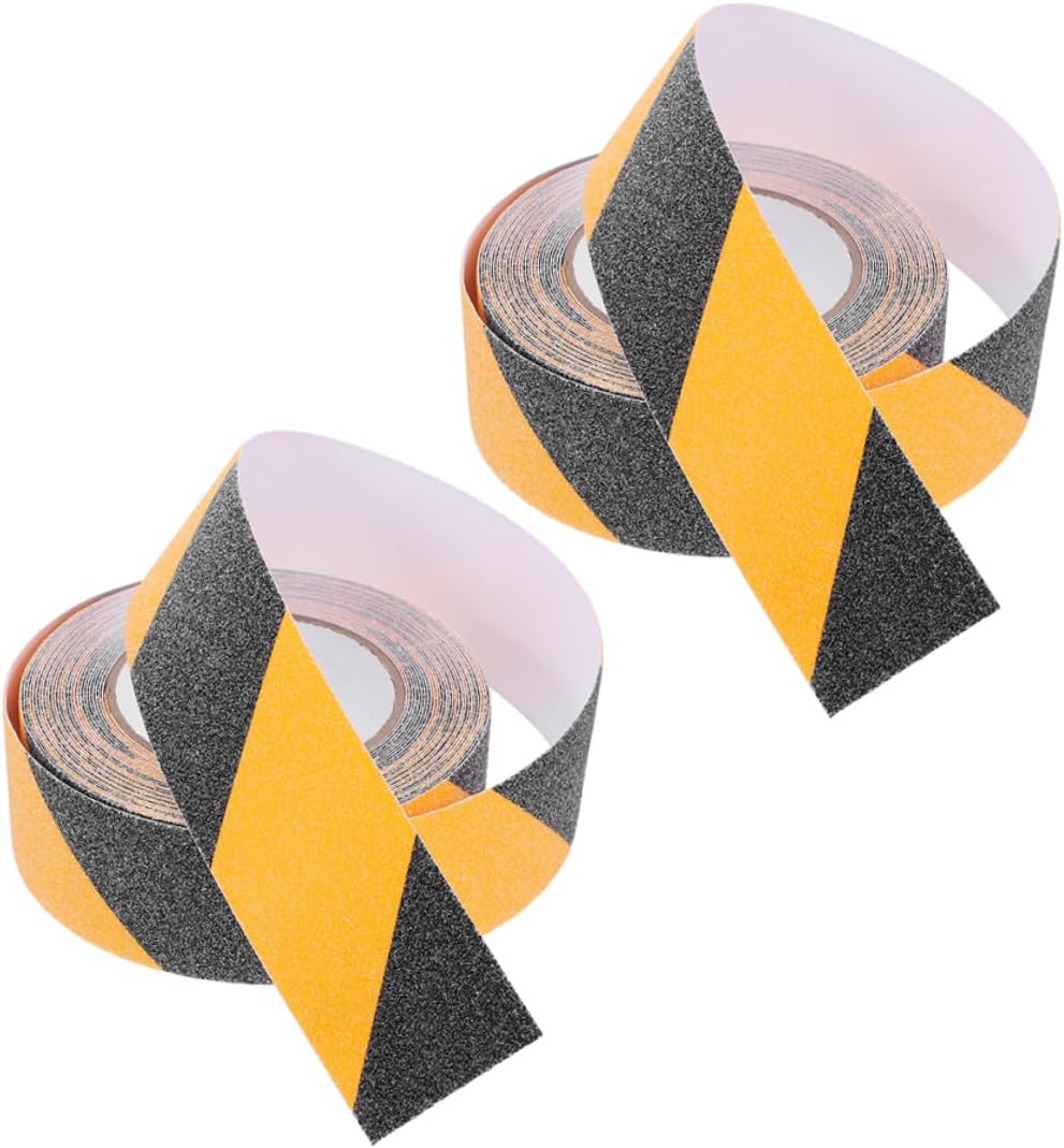 2 Rolls Anti-slip Tape 10m X 50mm Pvc Grip Tape for Stairs Indoor Outdoor Non Skid Tread Safety Strips High Traction Adhesive