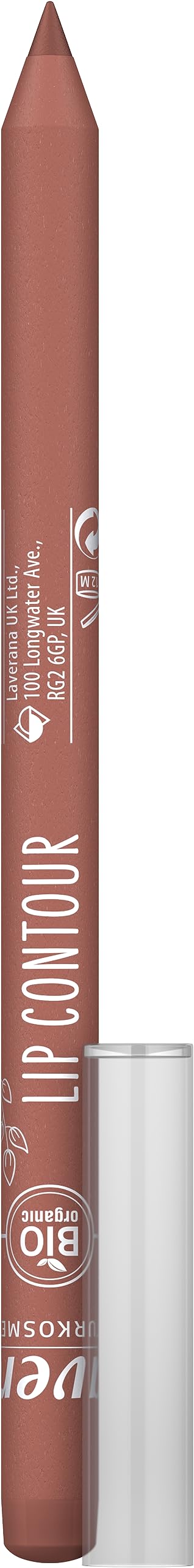 lavera Kontur ust - Fioletowy brąz 04 - Aksamitne matowe wykończenie - Kremowa aplikacja - Organiczny olej kokosowy & Organiczne masło shea - WEGAN