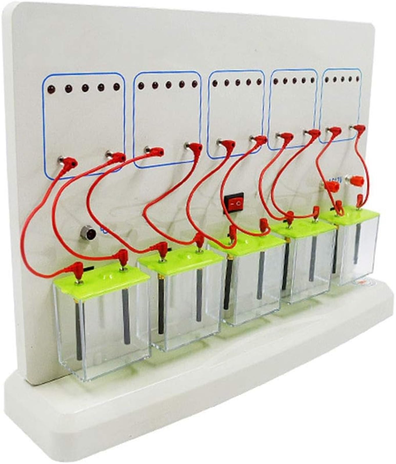 Demostrador De Conductividad Electrolitos 12 V CA, Probador Solución Pantalla LED Electrodo Grafito, Instrumento Enseñanza Experimental