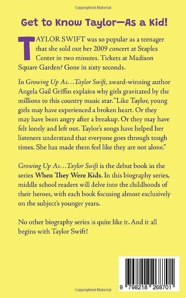 Miniatura 2 de Growing Up As...Taylor Swift For Readers Ages 8-12 (When They Were Kids)
