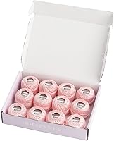 Vista 64 de Rhapsody Hilo de algodón perla tamaño 8 hilo de ganchillo Perle 12 bolas Set tejido a mano, bordado, sashiko, punto de cruz, costura, punto