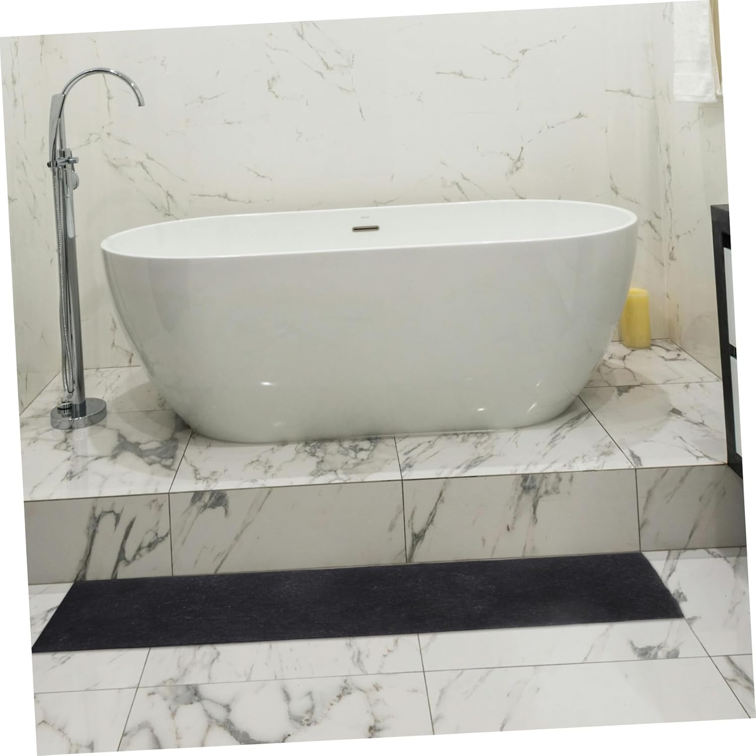 CANIGHT 1pc Pool Mat Protector Hot Tub Mat for Inflatable Tub Felt Bathtub Boat Pool Ground Protector Soft Spa Floor Rug