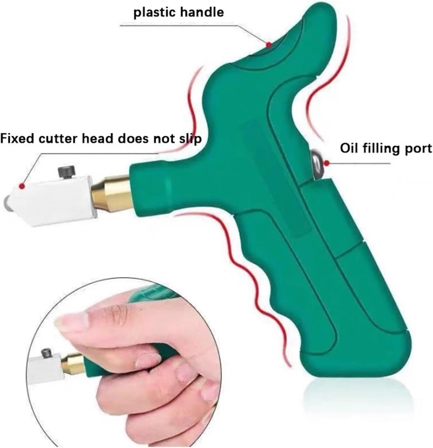 Tile Cutter Hand Tool, Diamond Glass Cutter Set Ceramic Tile Breaking Pliers Household For Cutting Tools,Tiles Opener Splitter