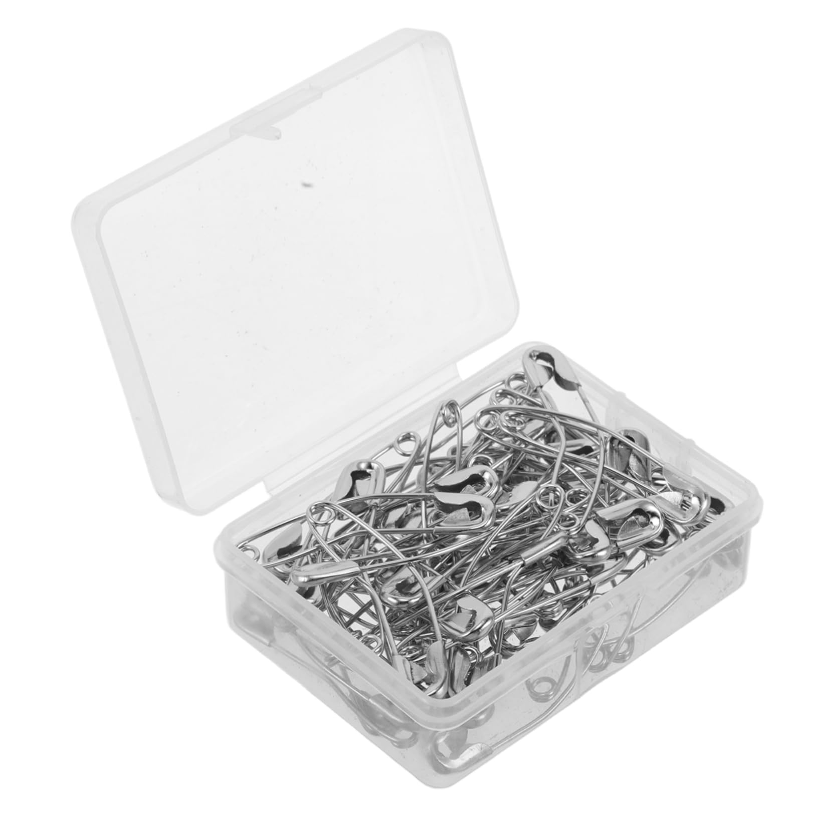 HOMSFOU Efficient Quilting Tool 60pcs Metal Bent Pins Basting Supplies for Quilting Knitting Sewing Craft Fabric Fastening