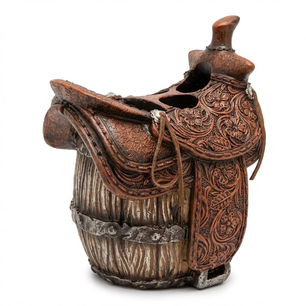 Amazon.com: The Bridge Collection Western Saddle Toothbrush Holder