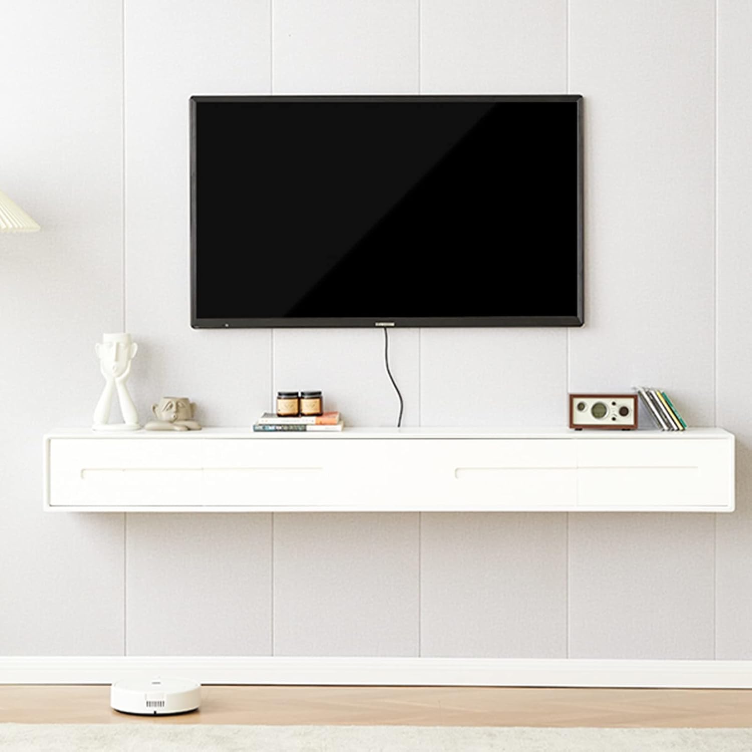 Amazon｜テレビ ローボード、テレビボード、 フローティングテレビ台、フローティングテレビスタンド棚壁掛けメディアコンソール、ホーム