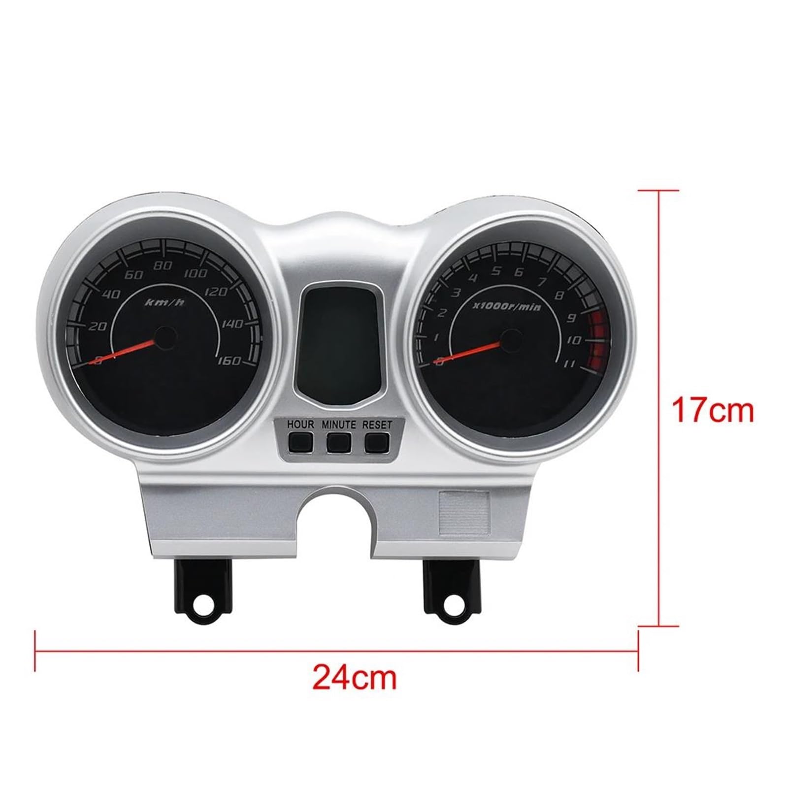 Compteur de vitesse pour motos CBX250 CBF250 Twister OEM, tachymètre, odomètre, affichage LCD, compteur