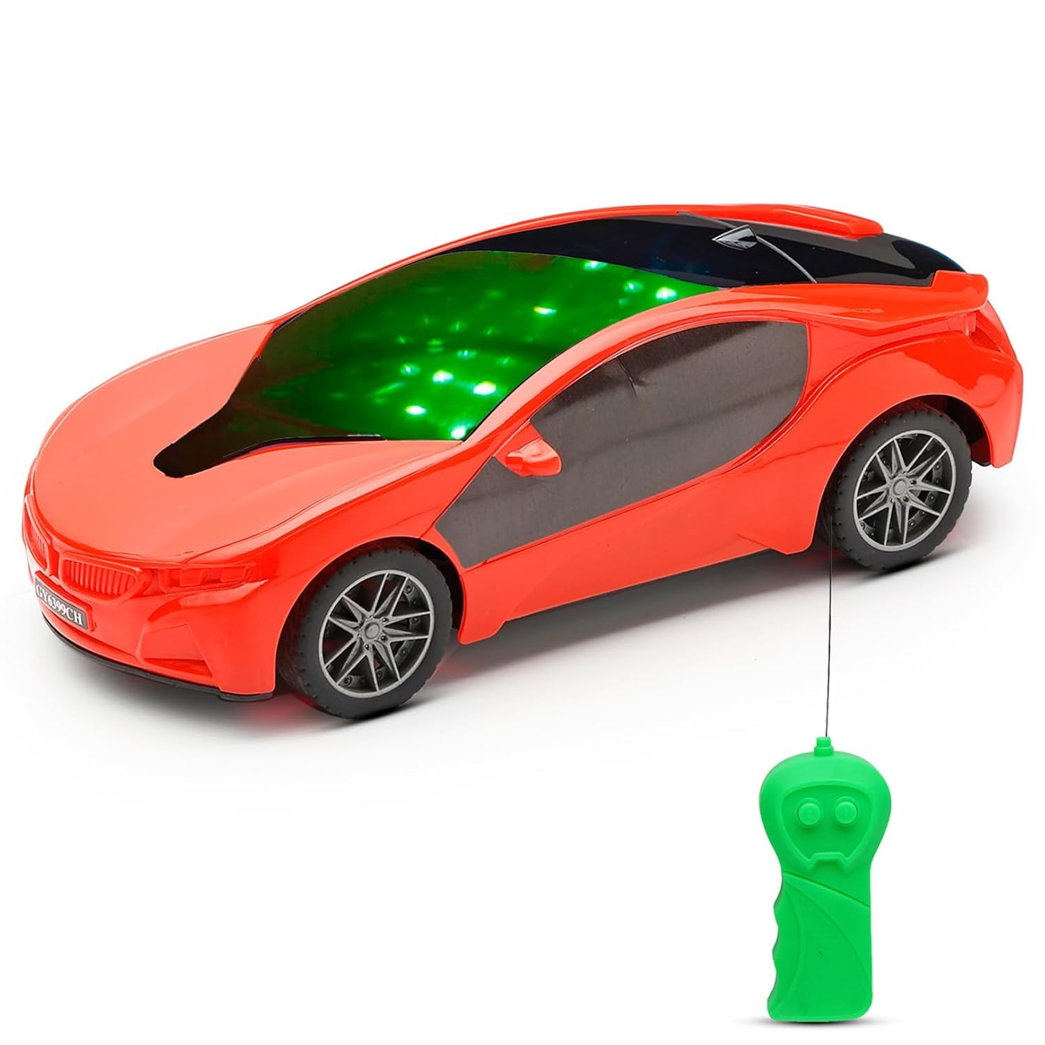 Ephemeral® Remote Control Chargeable 3D Famous Car with Flashing Light, Radio Control Race car for Kids for 3-12 Year Old Boy Birthday Remote Control Car Rechargeable Multicolor-image-44