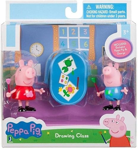 92626de Peppa Pig y George dibujo TOY Figure