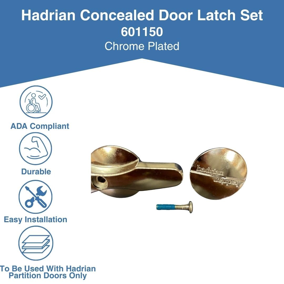 Hadrian Commercial Toilet Partition Door Latch - ADA Compliant - 601150