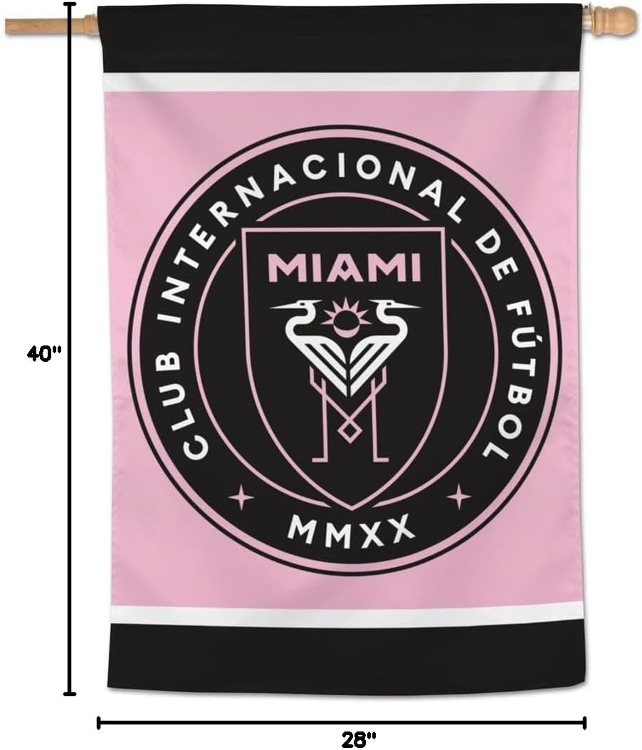 WinCraft MLS Vertical Flag 70x100cm Inter Miami