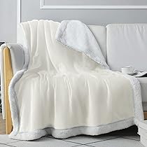 Everlasting Comfort Plush Sherpa Fleece Blanket – Dual Sided, Reversible Sherpa Throw Blanket – Warm, Comfy, Ultra Soft Throw Blanket