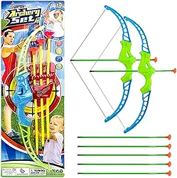 Goal Kids - Conjunto de Arco e Flecha Infantil com 6 Flechas e Alvo