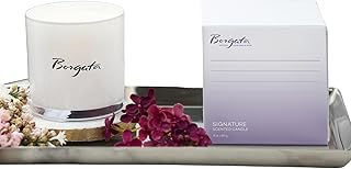 Borgata Candle - Luxury Hotel Fragrance - Soy Blend Wax - Sandalwood & Musk - Signature Scent - 9 oz