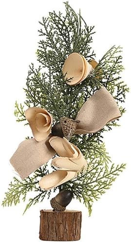 Flocado artificial árbol de Navidad luces multicolor vacaciones ventana Navidad decoraciones para el hogar adornos navidenos